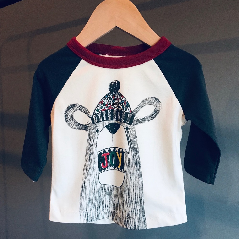 Gymboree 0-3 Months LongSleeve Joy Tee